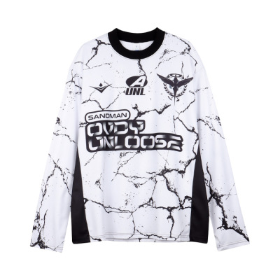 Long-sleeved street round neck couple T-shirt for men and women 53