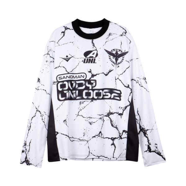 Long-sleeved street round neck couple T-shirt for men and women 53