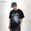 Men's double yarn high weight loose round neck american style 58