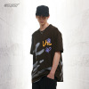 Men's short sleeve graffiti style printed t-shirt 68