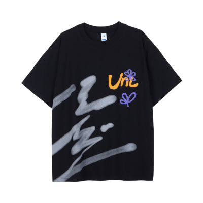 Men's short sleeve graffiti style printed t-shirt 68