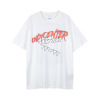 Short-sleeved preppy high street retro solid color T-shirt for men and women 62