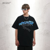 Short-sleeved preppy high street retro solid color T-shirt for men and women 62