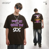 Short Sleeved Retro Fun Character Letter Graffiti 59