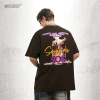 Short Sleeved Retro Fun Character Letter Graffiti 59