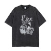 Antique Street Loose Round Neck Pure Cotton 230g Heavyweight T-Shirt 34