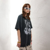 Antique Street Loose Round Neck Pure Cotton 230g Heavyweight T-Shirt 34