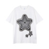 Five-pointed star print short-sleeved high street simple and loose 54