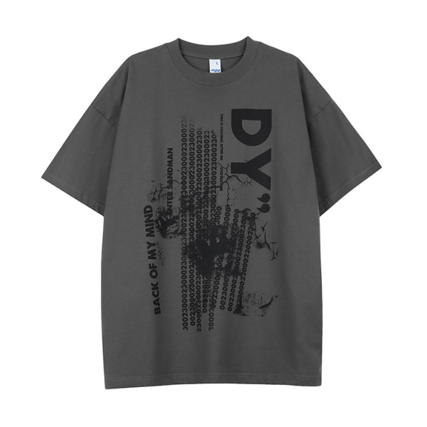 Hip-hop high street oversize trendy short-sleeved men 9