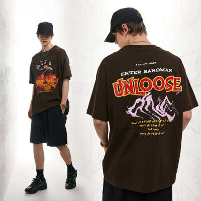 Loose lazy oversize round neck short-sleeved men 30