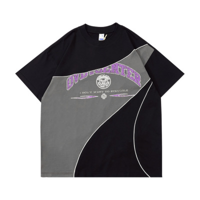 American street style original half-sleeved couple shirt trend 86