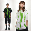 Men's summer new embroidery craft loose short sleeves 2