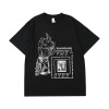 New T-shirt European and American high street dark simple loose short sleeves 11