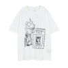 New T-shirt European and American high street dark simple loose short sleeves 11