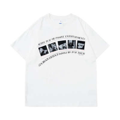 New trendy brand T-shirt hip-hop version round neck ins short sleeves 23