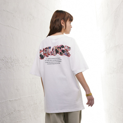 Personalized anime character pure cotton loose version oversize trendy brand 16