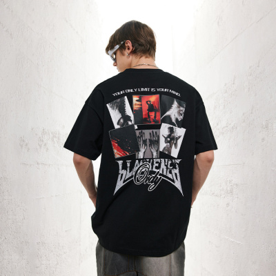 Personalized dark style portrait print oversize style 15