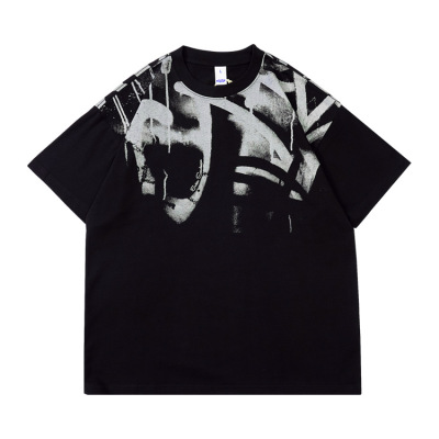 Printed retro style American street ins pure cotton 8