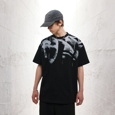 Printed retro style American street ins pure cotton 8