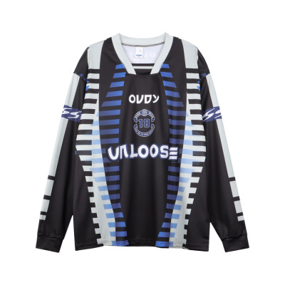 racing style long sleeve retro style long t-shirt 55