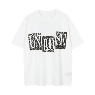 Short-sleeved foam craft creative fun solid color ins heavy t-shirt 77