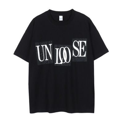 Short-sleeved foam craft creative fun solid color ins heavy t-shirt 77