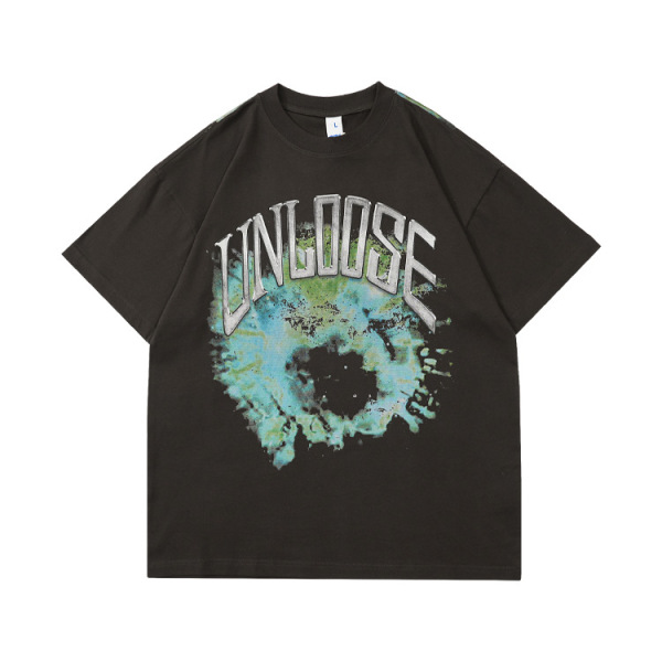 Short-sleeved men's fashion brand ins loose all-match casual t-shirt 20