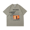 Short-sleeved men's summer American street original solid color T-shirt 5