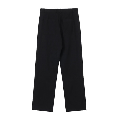 Sports trousers rivet craft solid color ins style wide-leg trousers 80