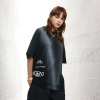 Spray-painted gradient American trendy brand round neck t-shirt 41