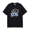 Trendy brand t-shirt men's small neckline short sleeves 49