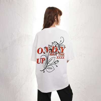 Unisex short sleeve character print half sleeves 24