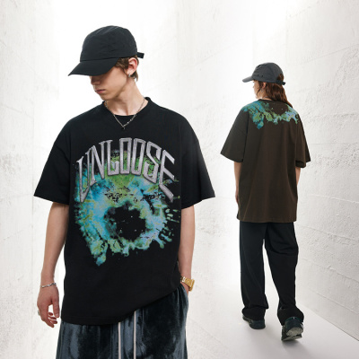 American retro short-sleeved loose all-match casual t-shirt 110