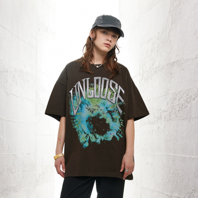 American retro short-sleeved loose all-match casual t-shirt 110