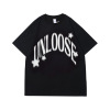 American Street Style Retro Style Short Sleeve Letters 105