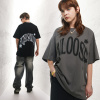 American Street Style Retro Style Short Sleeve Letters 105