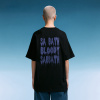 Dark mourning hip-hop devil print short-sleeved oversize loose T-shirt male 109