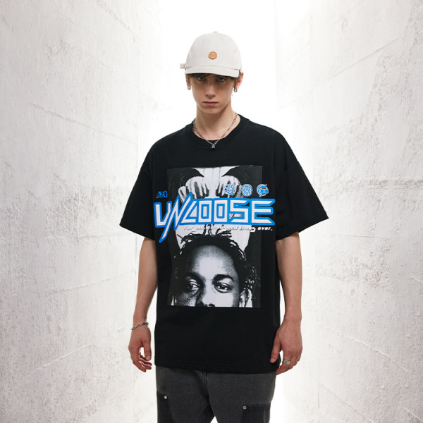 European and American trendy brand short sleeve half sleeves 37