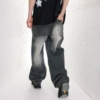 Jeans American style high street ins style loose pants 82