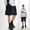 New sports style shorts street retro black five-point pants 81