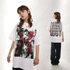 Personalized American high street men and women with the same style ins cotton t 136