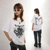 Retro half-sleeved European and American high street trendy brand short sleeves 95