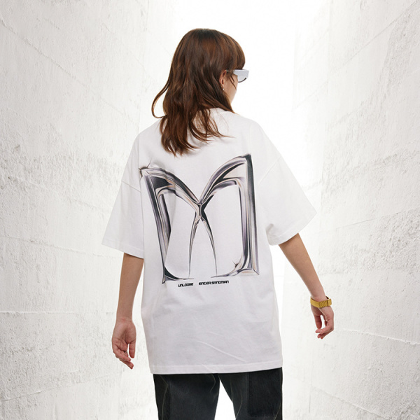 Retro half-sleeved European and American high street trendy brand short sleeves 95