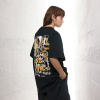 Short-sleeved American street dark cotton oversize T-shirt 127