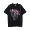 Short-sleeved double-yarn high-weight Ha Suo thread American-style T-shirt 107