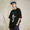Short-sleeved men's loose ins street hip-hop ghost character T-shirt 104