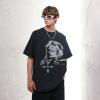 Short-sleeved printed air-eye technology new color trendy half-sleeves 87