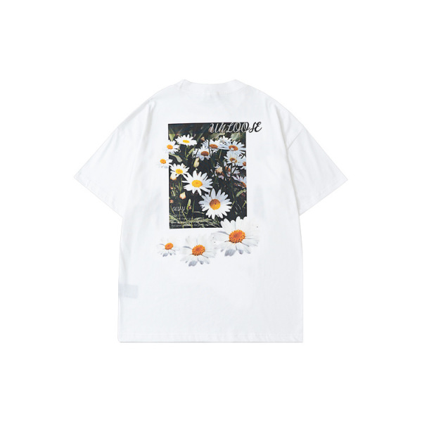 Spring and summer new hip-hop t-shirt personality short sleeves 106