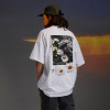 Spring and summer new hip-hop t-shirt personality short sleeves 106