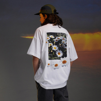 Spring and summer new hip-hop t-shirt personality short sleeves 106